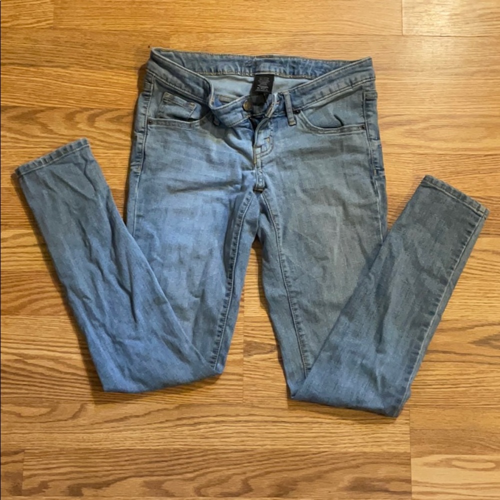 Light Denim Skinny Jeans